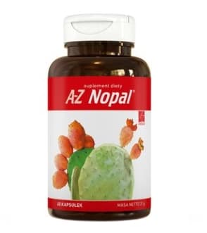 Nopal 60 kapselia - Tukee vatsan terveyttä -  A-Z Vitamiinit - Luonnollinen ravintolisä