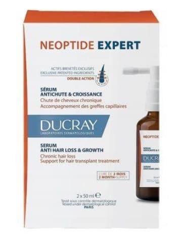 Ducray Neoptide Maxi - Seerumi Hiustenkasvuun ja Hiustenlähdön Ehkäisyyn, 2 x 50 ml