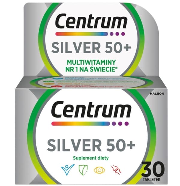 Centrum Hopea 50+, Ravintolisä Yli 50-vuotiaille, 30 Tablettia