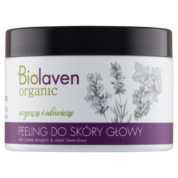 Biolaven Raikastava Päänahan Kuorintaöljy Rypäleensiemenöljy & Laventeliöljy, 150 ml