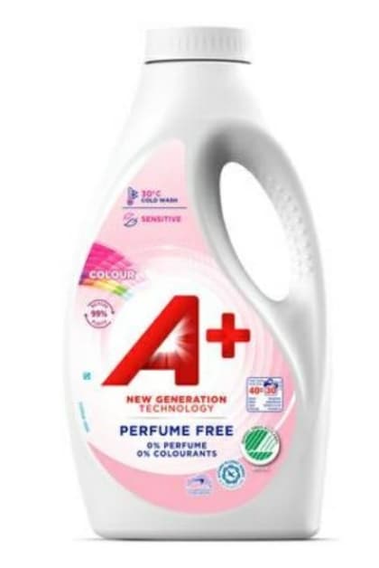 A+ Sensitive Farvevaskemiddel, 1.6 L