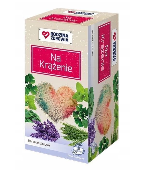 Rodzina Zdrowia Verenkiertoa Tukeva Yrttitee, 20 pussia