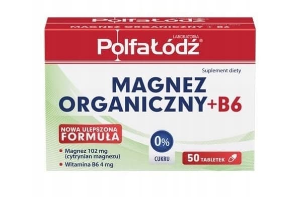 Organiskt Magnesium B6, 50 tabletter