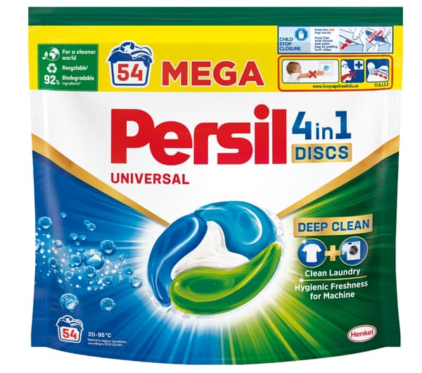 Persil Discs Universale 4-i-1 Vaskekapsler, 54 Stk.
