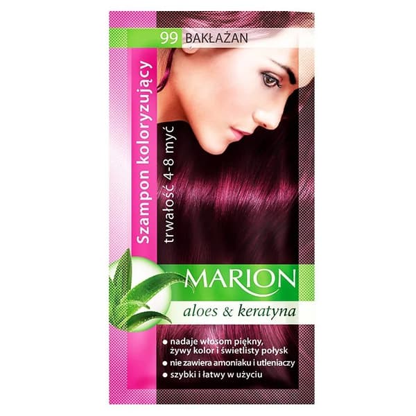 Marion Farveshampoo 99 Aubergine, 40ml