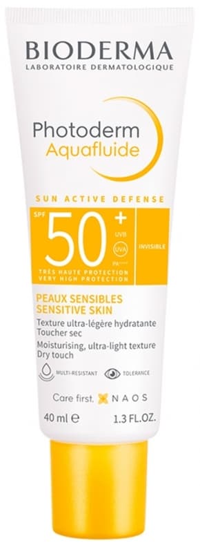 Bioderma Photoderm Aquafluide Ultralette Solcreme SPF 50+ til Normal Hud, 40 ml