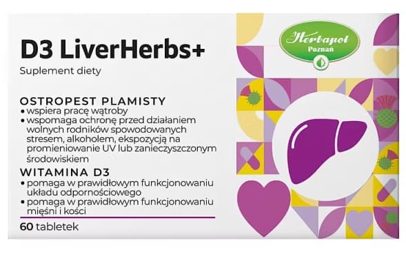 D3 Maksimoi Maksakuntosi - Ravintolisä tabletti, 60 kpl