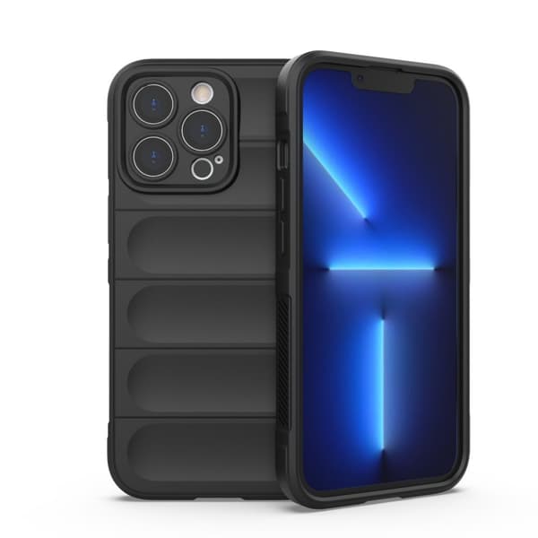 Magiskt Sköld Fodral för iPhone 13 Pro – Flexibel och Slitstark Svart Skyddsfodral