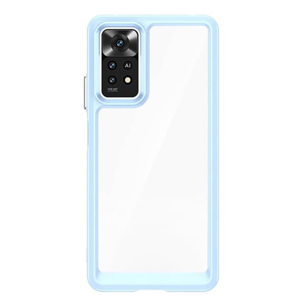 Silikonecover Outer Space til Xiaomi Poco M4 Pro 5G - Blå