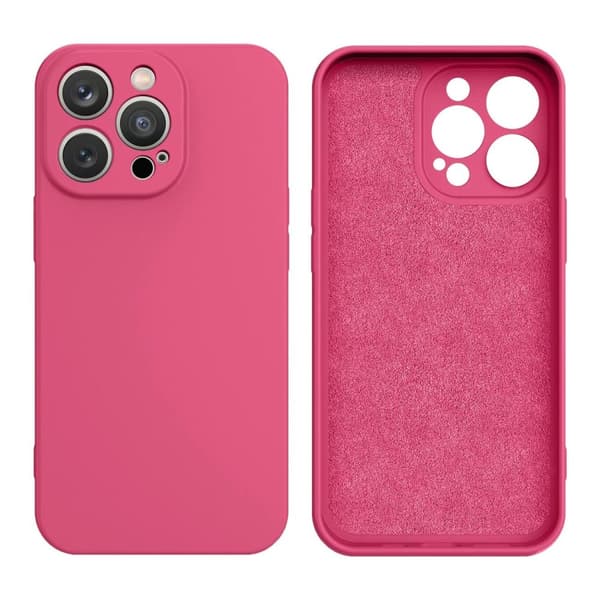 Fuchsia Silikone Etui til iPhone 14 Plus