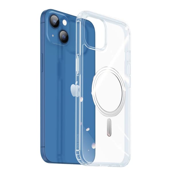 Dux Ducis Clin magnetisk cover til iPhone 14 Plus kompatibel med MagSafe gennemsigtig
