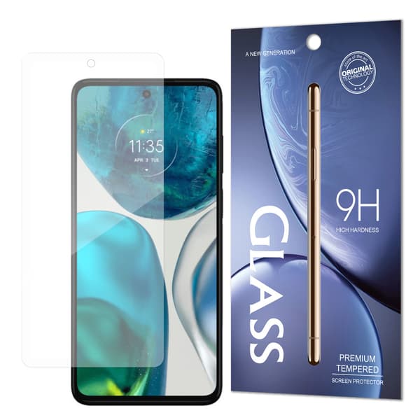 Hærdet Glas Beskyttelsesfilm 9H til Motorola Moto G52 i Enkelt Konvolut Emballage