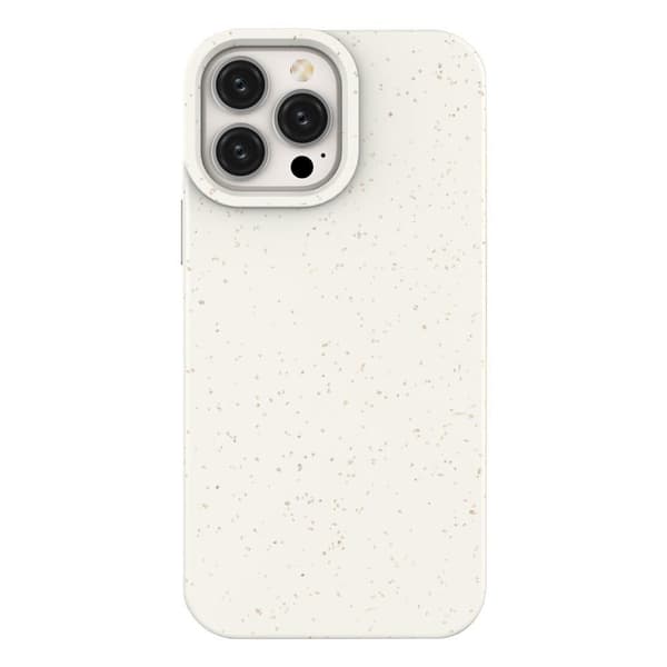 Miljøvenligt iPhone 14 Plus cover - Bionedbrydeligt silikone etui i hvid