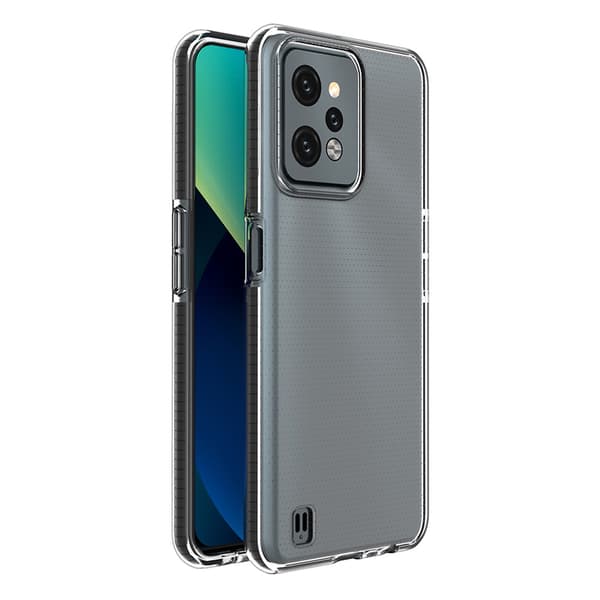 Realme C31 Fodral - Svart Silikonfodral med Ram för Fullständigt Skydd