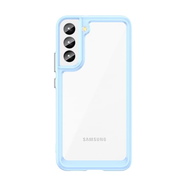 Beskyttende Yderrum Cover til Samsung Galaxy S23 – Fleksibel Ramme i Blå