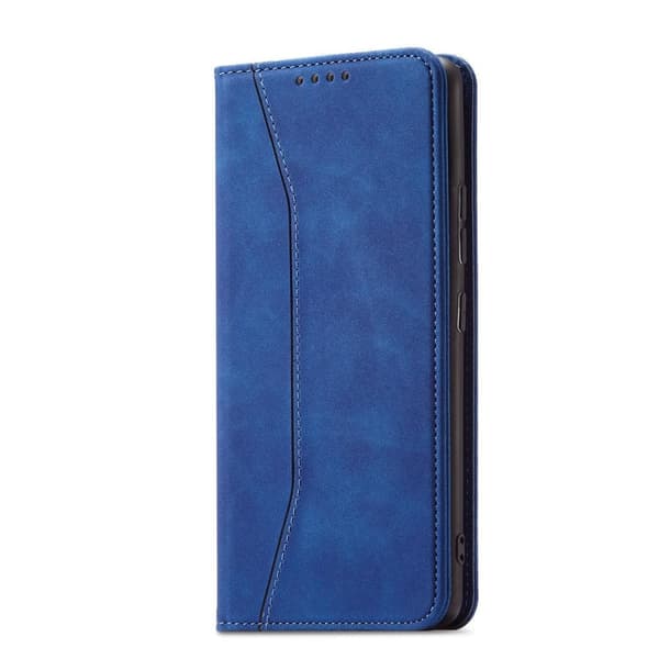 Samsung Galaxy S23 Blå Magnetisk Flip Etui med Kortholder & Standfunktion