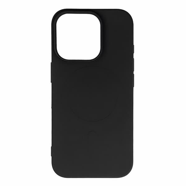 Flytande Silikonfodral med MagSafe för iPhone 16 Pro - Svart