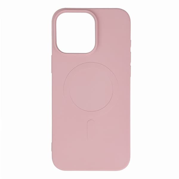 MagSafe Yhteensopiva Silikonikuori iPhone 16 Pro Maxille - Vaaleanpunainen
