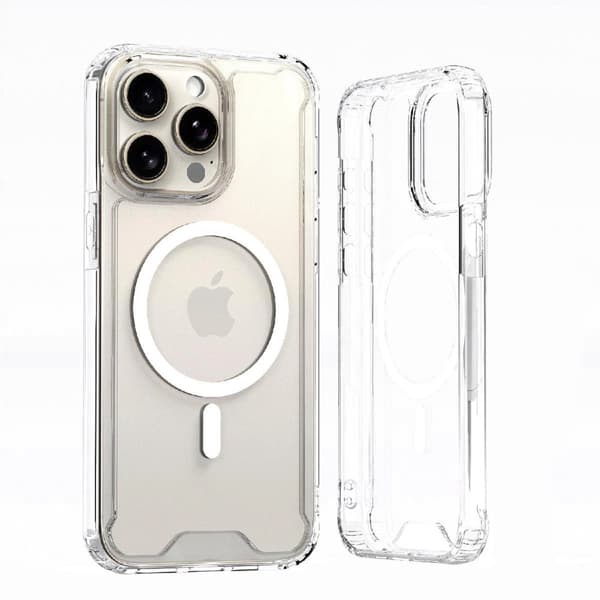 Läpinäkyvä MagSafe Clear Corner -suojakuori iPhone 16 Pro:lle