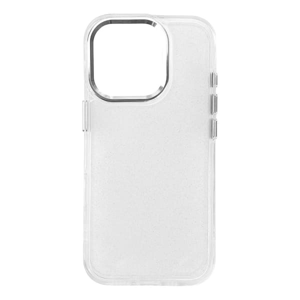 Glittrigt Transparent Skal för iPhone 16 Pro Max