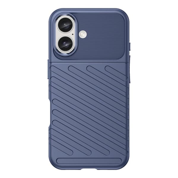 Silikone-etui Thunder Case til iPhone 16 Plus - Blå