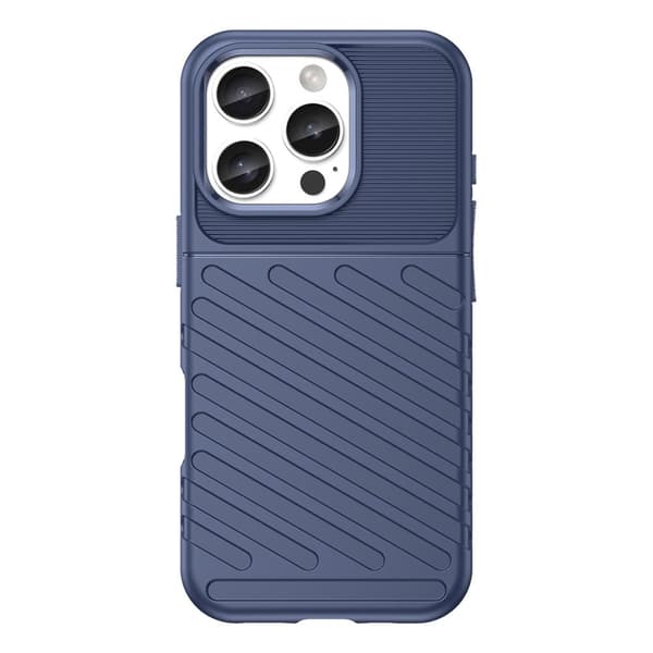 iPhone 16 Pro Max Blå Silikonebeskyttelse - Thunder Case