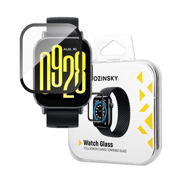 Wozinsky Karkaistu Lasi Xiaomi Redmi Watch 5 Active -täysliimapakkaus (2 kpl)
