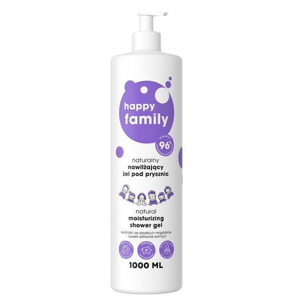 Glad Familie Naturlig Fugtgivende Brusegel, 1000 ml