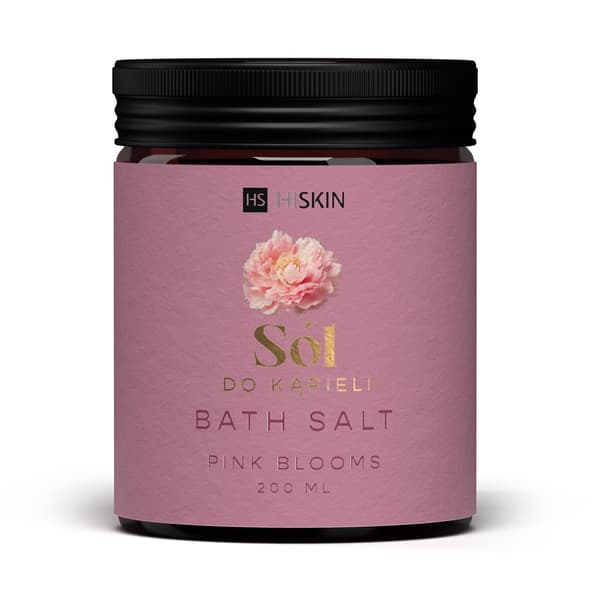 HiSkin Lady Blomster Bad Salt Pion & Ros, 200 ml