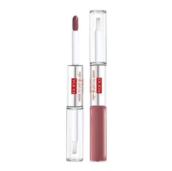 Pupa Milano Made To Last Lip Duo Vandtæt Læbestift og Lipgloss 010, 2x4 ml