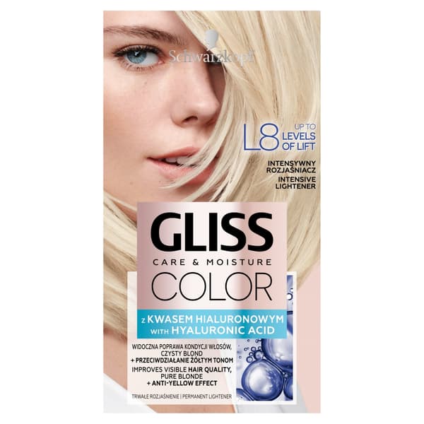 Gliss Farvepleje & Fugt Intensiv Lysner L8