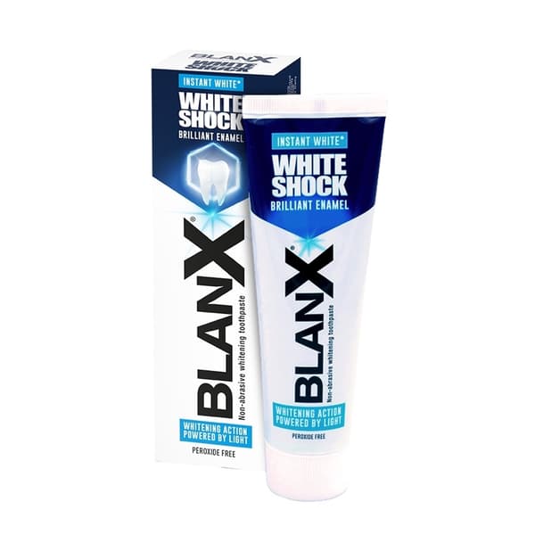 BlanX White Shock Brilliant Enamel Valkaiseva Hammastahna, 75 ml
