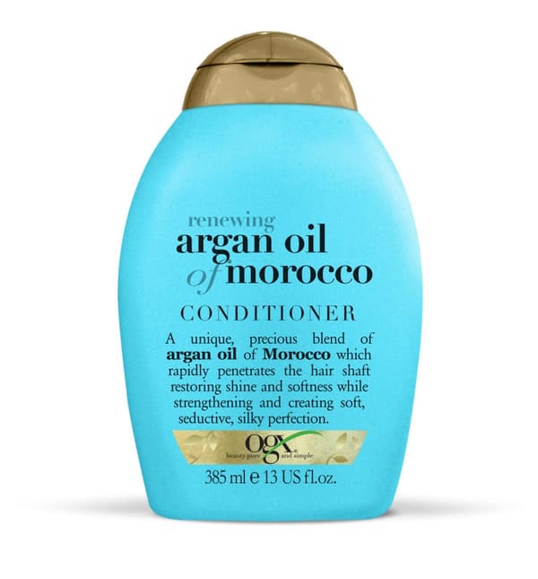OGX Arganolja från Marocko Balsam, 385 ml - Vårdande Conditioner med Arganolja för Silkeslent & Starkt Hår