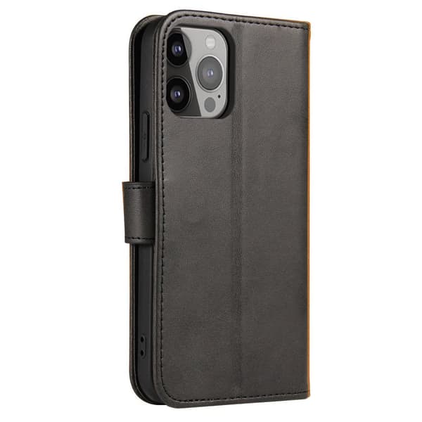Asus Zenfone 9 musta magneettikotelo lompakko ja jalusta kansi