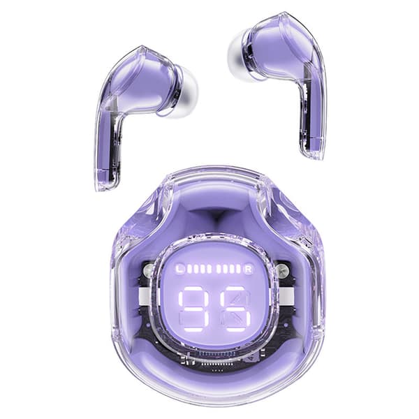 Acefast T8 langattomat TWS Bluetooth -korvanapit kanavasisäisellä teknologialla - violetti