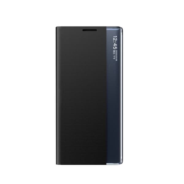 Samsung Galaxy A54 5G Flip Cover Musta - Sleep Case etui Pokrowiec Jalustatoiminto