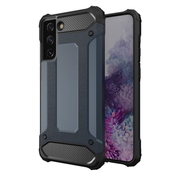 Hybrid Pansercover til Samsung Galaxy S23+ - Blå Beskyttende Etui