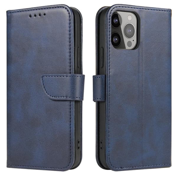 Xiaomi Redmi Note 12 Blå Magnetfodral med Flap och Stativfunktion
