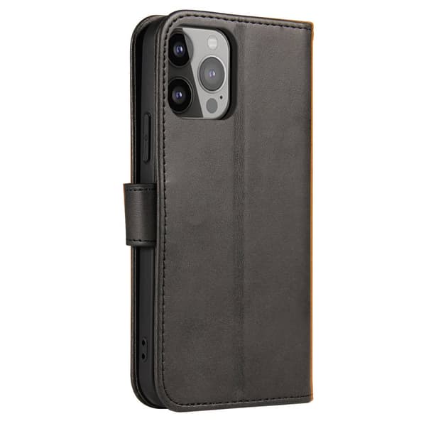 iPhone 15 Pro Max Magneettisuojakotelo - Musta Lompakko Kansitolppa