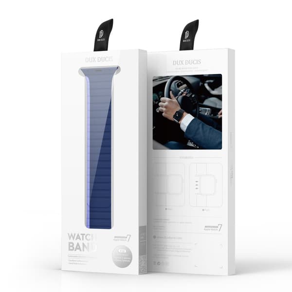Dux Ducis Magnetisk Rem til Apple Watch (LD Version) - Ultra, SE, Serie 9-1 (49-42 mm) - Blå