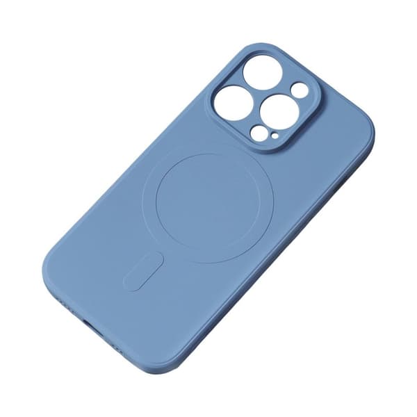 MagSafe Silikonecover til iPhone 15 - Marineblå