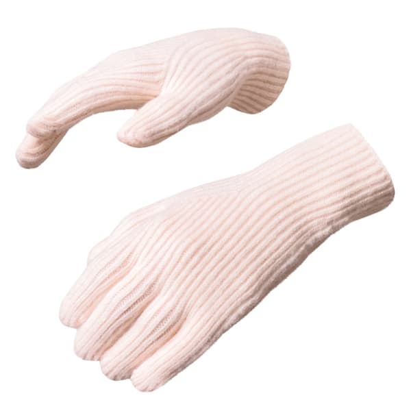 Smart Touch Strikhandsker med Fingertip Åbning - Rosa