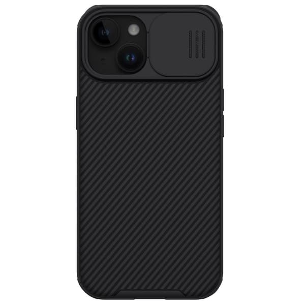 Nillkin CamShield Pro Magnetisk Cover til iPhone 15 Plus med Kamerabeskyttelse - Sort