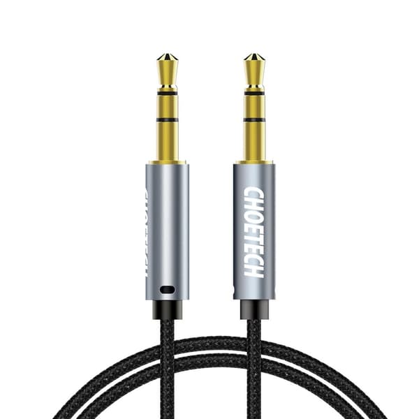 Choetech AUX002 3.5mm Mini Jack Kabel, Han til Han, 1.2m, Sort