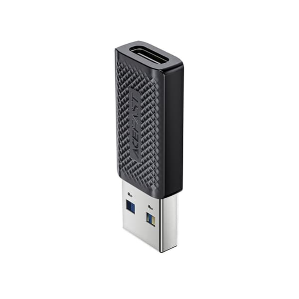 Acefast J2 USB-C til USB-A Adapter 3.0 5Gb/s - Sort