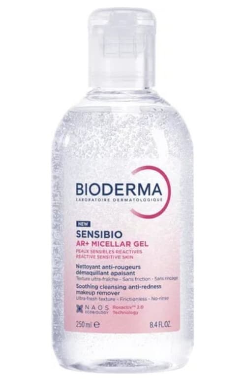 Bioderma Sensibio AR+ Micellärt Gel Rengör och Lugnar Rodnad, För Känslig Hud, 250 ml