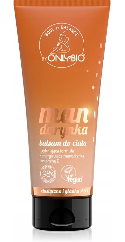 OnlyBio Vartalon Tasapaino Kosteusvoide Mandariini, 200 ml