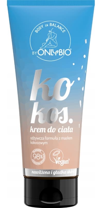 OnlyBio Kroppsbalans Kokoskräm, 200 ml