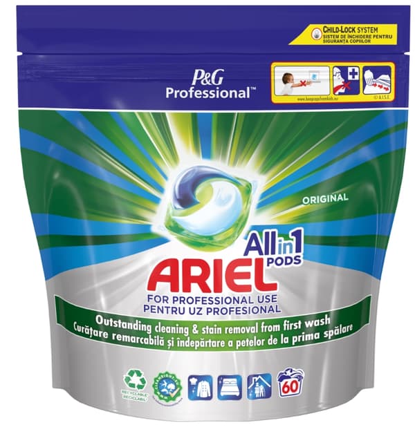 Ariel Professionelle Alt i 1 Vaskekapsler Original, 60 stk