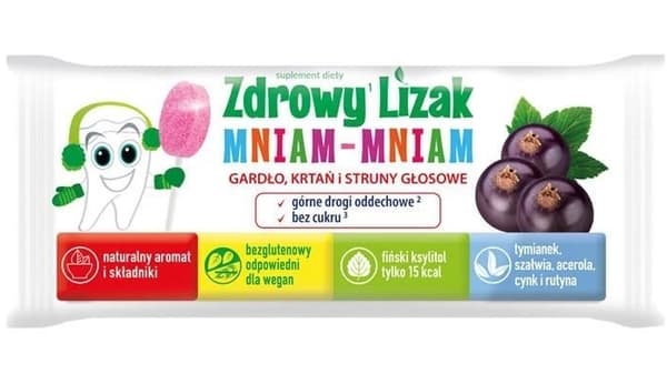 Sund Lollipop Mniam-Mniam for Strube og Stemmebånd, 1 stk